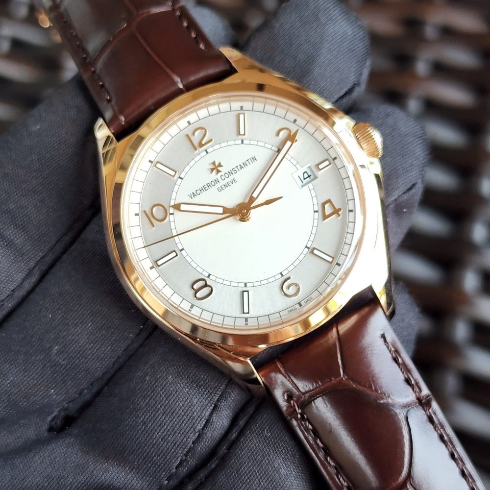 2022 NEW VACHERON CONSTANTIN FIFTYSIX 40MM SILVER DIAL 4600E ROSE GOLD FULL SET